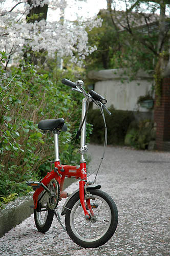 私の赤い自転車
